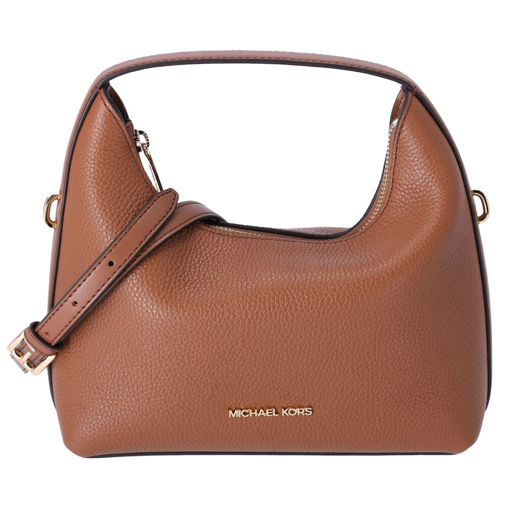 Michael Kors Ember Small Messenger Top Handle Handbag Crossbody Luggage Leather